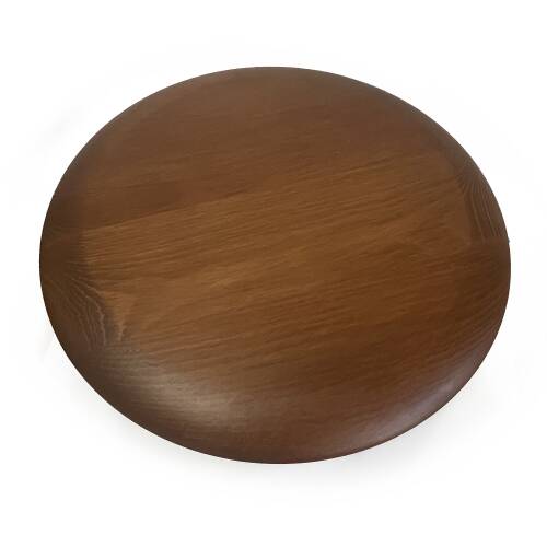 Mezmob Masif Kayın Tabure Sehpa 3'lü Set Saksılık Üç Ayaklı Yuvarlak Ceviz - 10