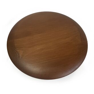 Mezmob Masif Kayın Tabure Sehpa 3'lü Set Saksılık Üç Ayaklı Yuvarlak Ceviz - 11