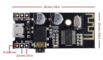 MH-MX8 Kablosuz Ses Modülü Audio Wireless Bluetooth Module - Thumbnail