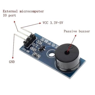 Mini Aktif Buzzer Zil Ses Kartı - 6