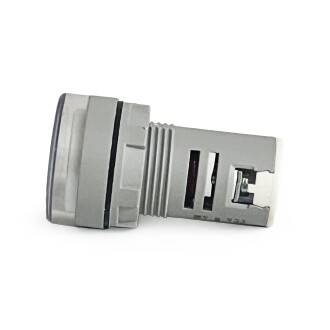 Mini Dijital Voltmetre 22MM AC 60-500V LED Beyaz Işık - 7