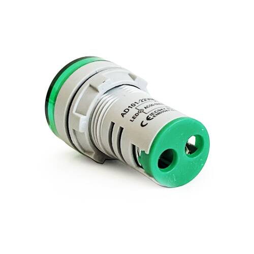 Mini Dijital Voltmetre 22MM AC 60-500V LED Yeşil Işık - 9
