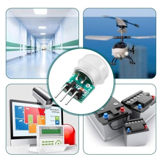 Mini PIR Dedektörü Sensör AM312 - 5