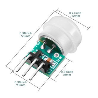 Mini PIR Dedektörü Sensör AM312 - 4