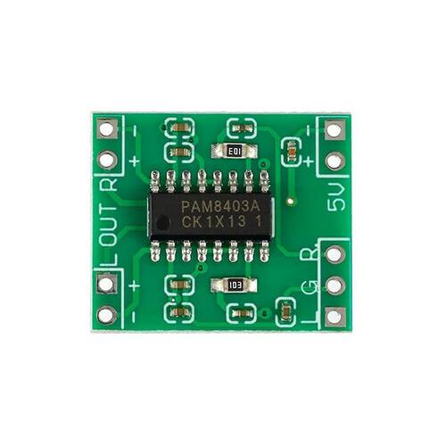 Minyatür Dijital Güç Amplikatör Devresi 2*3W Class D PAM8403 Power Amplifier Board 2.5~5V