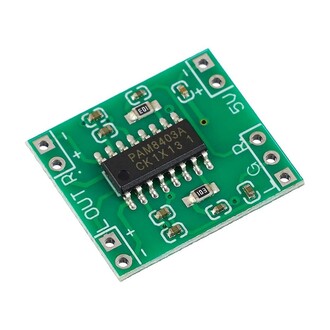 Minyatür Dijital Güç Amplikatör Devresi 2*3W Class D PAM8403 Power Amplifier Board 2.5~5V - Thumbnail