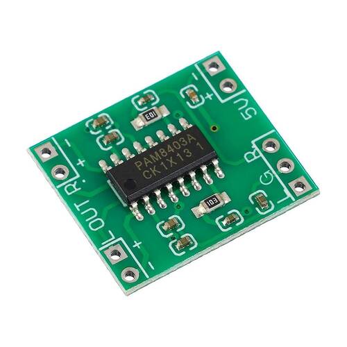 Minyatür Dijital Güç Amplikatör Devresi 2*3W Class D PAM8403 Power Amplifier Board 2.5~5V