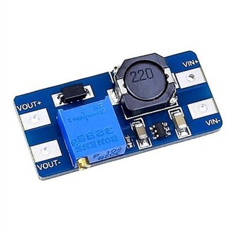 Aek-Tech - MT3608 2A DC-DC Ayarlanabilir Yükselteç Modül 2-24V to 5/9/12/-28V