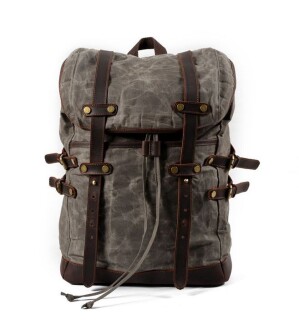 Muchuan 9159X Canvas Backpack Charcoal
