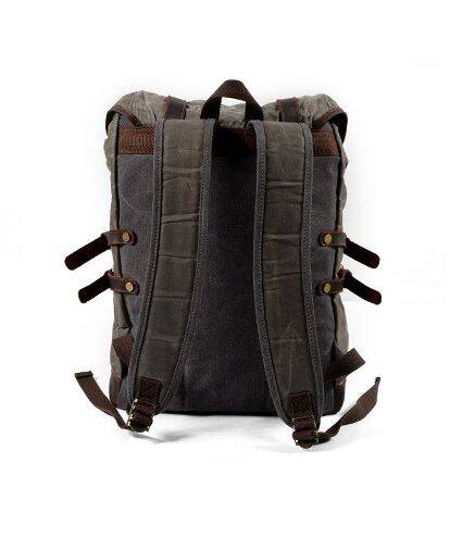 Muchuan 9159X Kanvas Günlük Sırt Çantası Füme