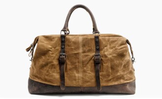 Muchuan Kanvas Kısa Seyahat Çantası (Haki) - 2