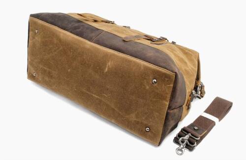 Muchuan Kanvas Kısa Seyahat Çantası (Haki) - 8