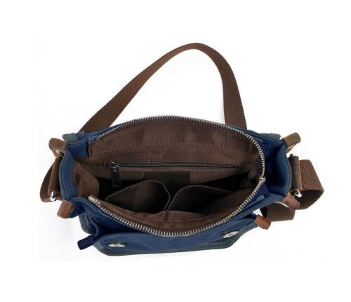 Muchuan Kanvas Postacı Çanta Mavi - 4