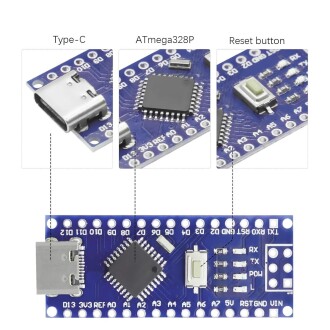 Nano V3.0 ATMEGA328P Micro-USB - 3