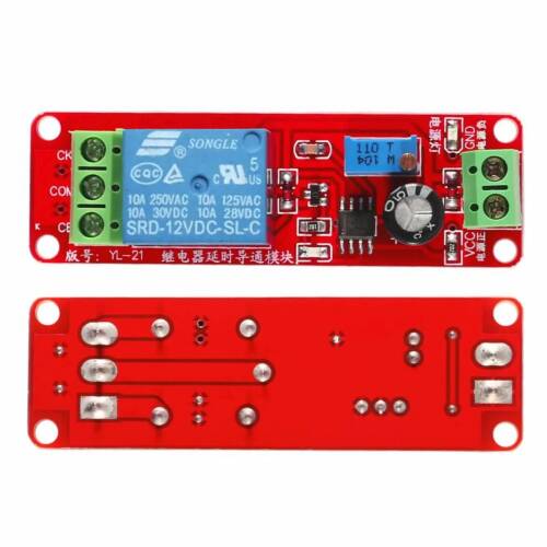 NE555 Zaman Gecikmeli Röle Kartı Monostable (12V) Otomotiv Elektrikli Aletler - 2