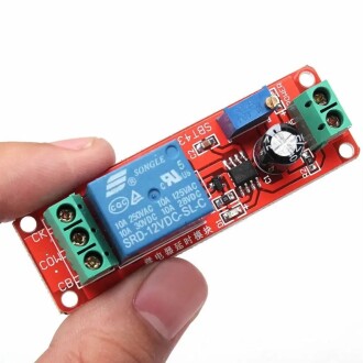 NE555 Zaman Gecikmeli Röle Kartı Monostable (12V) Otomotiv Elektrikli Aletler - 3