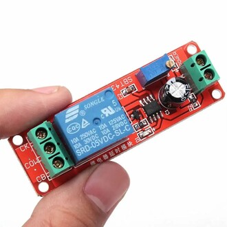 NE555 Zaman Gecikmeli Röle Kartı Monostable (5V) Otomotiv Elektrikli Aletler - Thumbnail