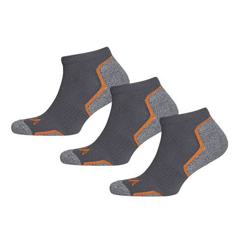 North Ice Fonksiyonel Patik Çorap 3'lü Paket Füme 40-44 - 1