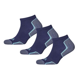North Ice - North Ice Functional Booties Socks 40-44 Pack Of 3 - Navy Blue