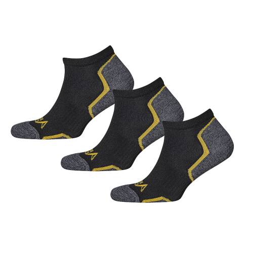 North Ice Fonksiyonel Patik Çorap 3'lü Paket Siyah 40-44 - 1