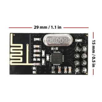 NRF24L01+ Kablosuz Alıcı Verici Modül Power Enhanced Version SI24R1 2.4G İletişim - 4