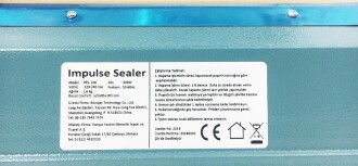 PFS-200M Poşet Ağzı Kapama Yapıştırma Makinası Metal Gövde - 4