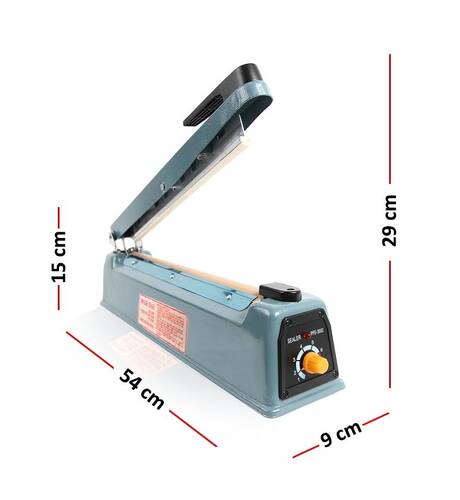 PFS-400M Bag Sealer Table Top Sealing Machine Metal Body