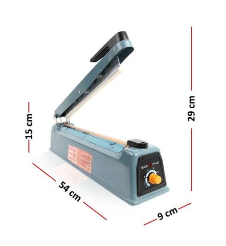 PFS-400M Metal Gövde Poşet Ağzı Kapama Yapıştırma Kapatma Makinası - 5