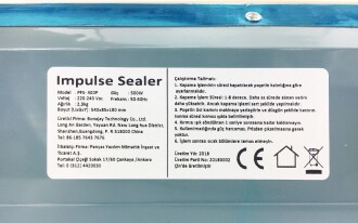 PFS-400P Poşet Ağzı Kapama Yapıştırma Kapatma Makinası 40cm - 3