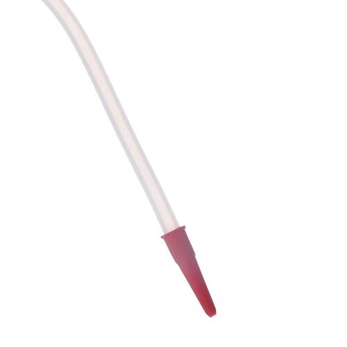 Piset 250ml Renkli Yıkama Şişesi Şeffaf PE Plastik Uzun Form - 4