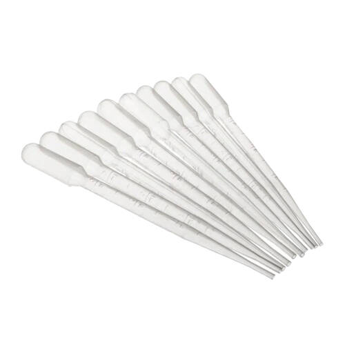 Plastik Pastör Pipeti 3ML Ölçekli 10 ADET - 1