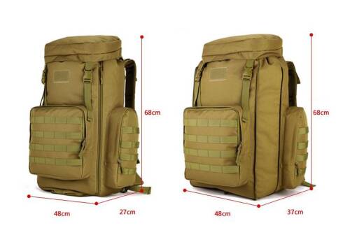 Protector Plus 408 Kamp Dağ Sırt Çantası 75+10L Haki - 7