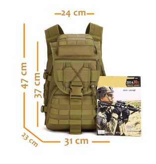 Protector Plus 40L Molle Taktik Çanta (Haki) - 8