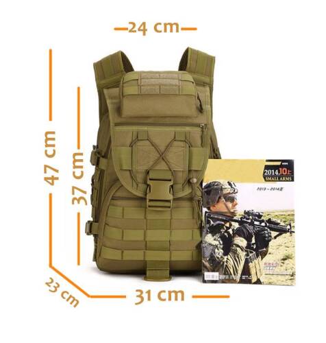 Protector Plus 40L Molle Taktik Çanta (Haki) - 8