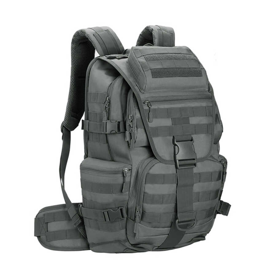  Protector Plus 50l Su Geçirmez Outdoor Sırt Çantası Sportif Gri