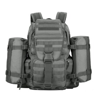 Protector Plus 50L Su Geçirmez Outdoor Sırt Çantası Sportif Gri - 10