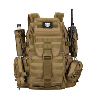 Protector Plus 50L Su Geçirmez Outdoor Sırt Çantası Sportif Haki - 3