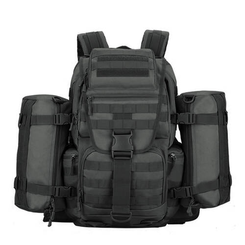 Protector Plus 50L Su Geçirmez Outdoor Sırt Çantası Sportif Siyah