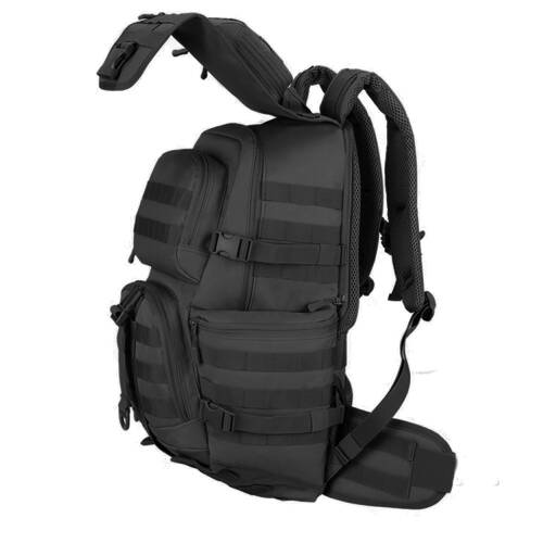 Protector Plus 50L Su Geçirmez Outdoor Sırt Çantası Sportif Siyah - 2