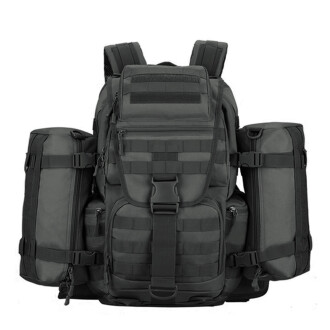 Protector Plus 50L Su Geçirmez Outdoor Sırt Çantası Sportif Siyah - 10