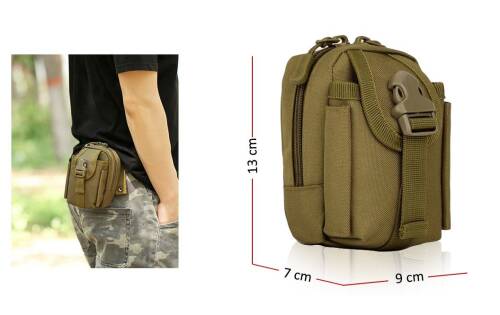 Protector Plus Multifunctional Mini Bag Khaki - 6
