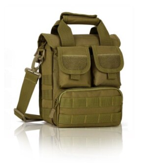 Protector Plus Multi Section Messenger Bag Khaki