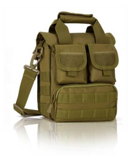 Protector Plus Multi Section Messenger Bag Khaki - 1