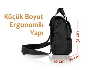 Protector Plus Çok Gözlü Postacı Çanta (Siyah) - 3