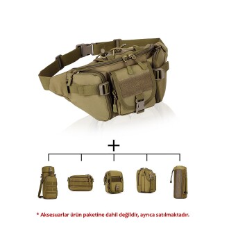 Protector Plus Gündelik Bel Çantası Haki - 5