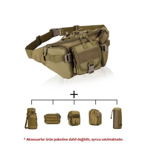 Protector Plus Gündelik Bel Çantası Haki - 5