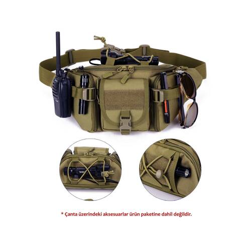 Protector Plus Gündelik Bel Çantası Haki - 7