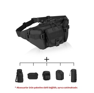 Protector Plus Gündelik Bel Çantası Siyah - 5