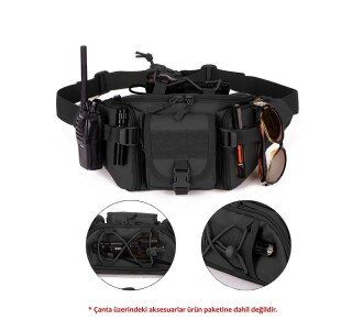 Protector Plus Gündelik Bel Çantası Siyah - 7