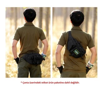 Protector Plus Gündelik Bel Çantası Siyah - 8